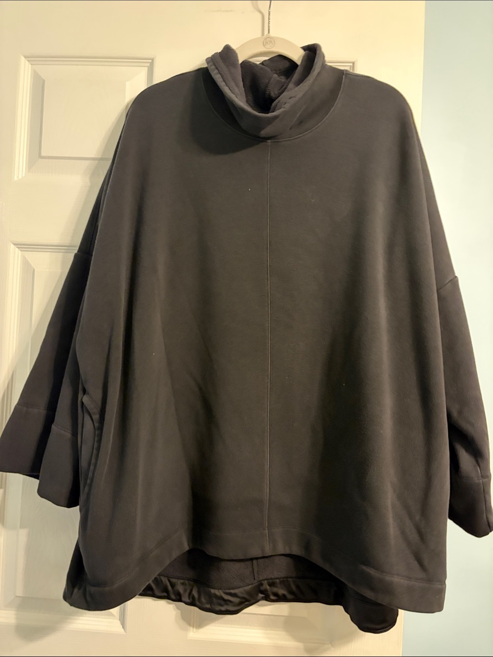 Women's black Turtleneck Oversized Sweater
